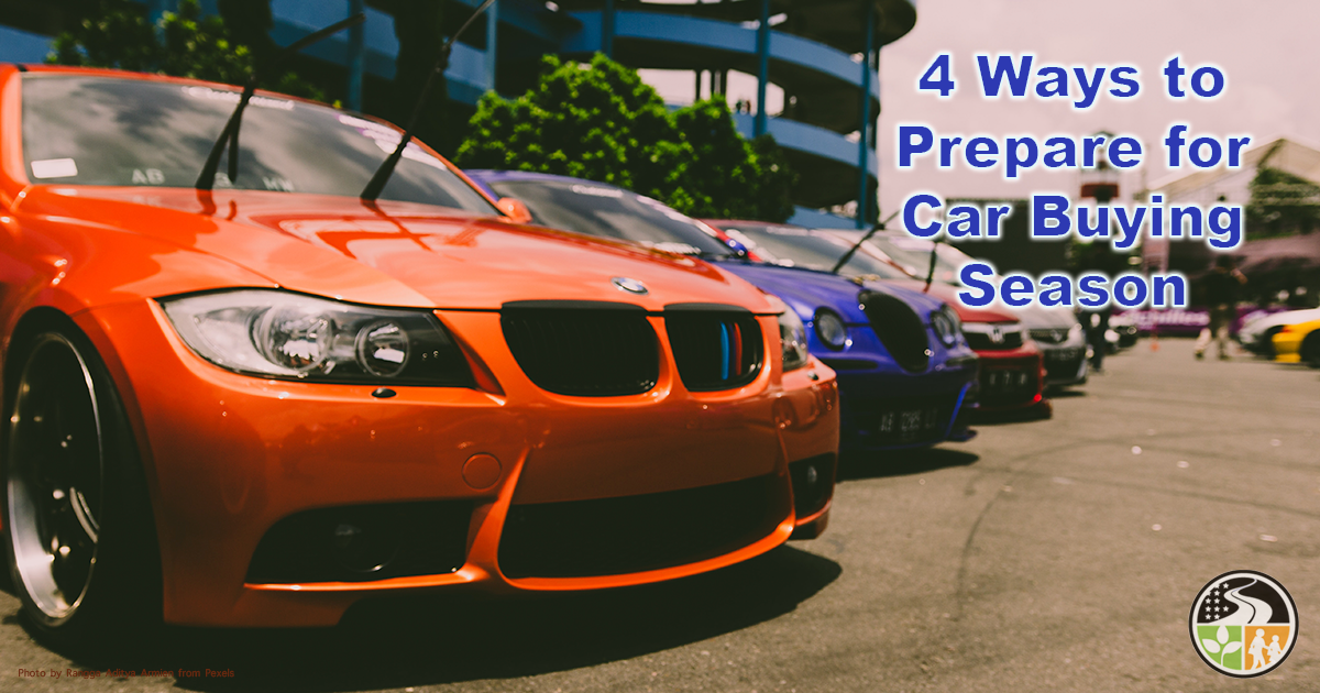 Cars for sale during car buying season