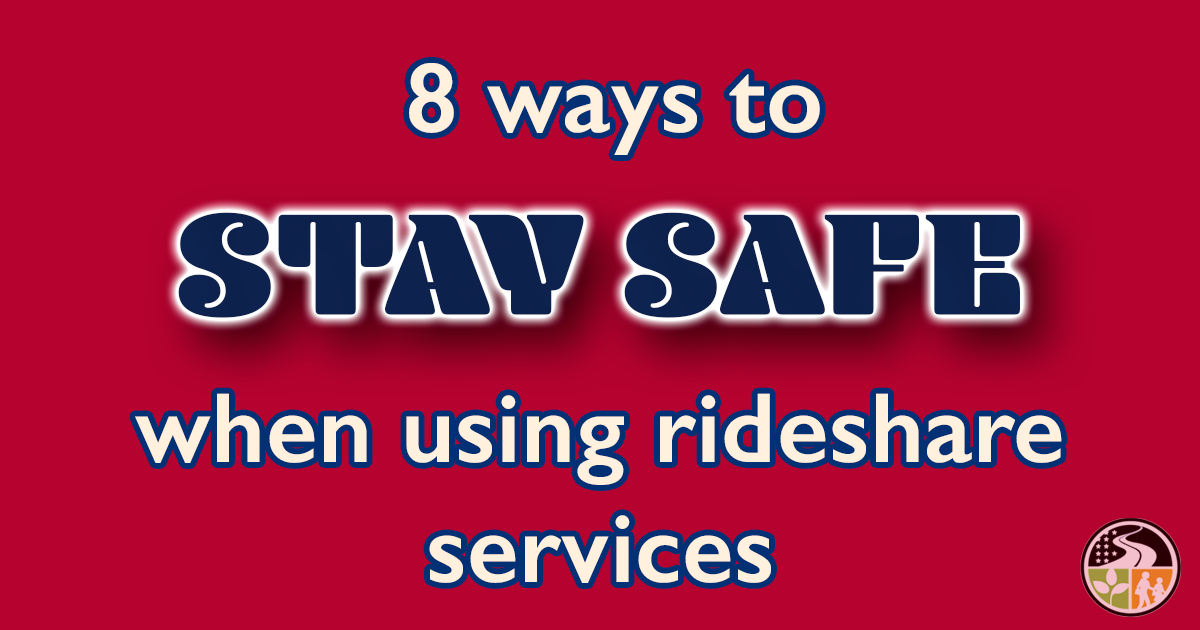 Staying safe while using rideshare services