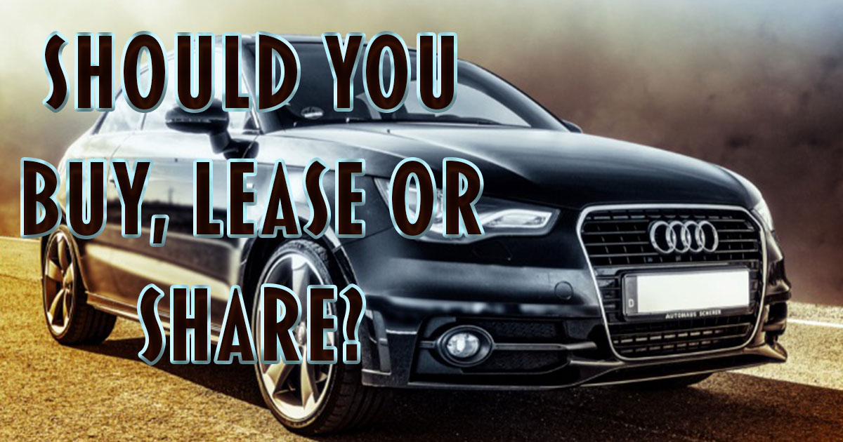 Deciding to buy or lease a vehicle